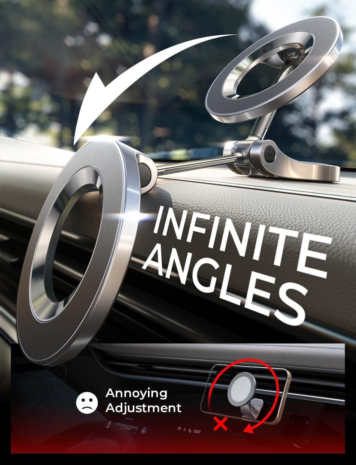 Magnetic Car Phone Holder 360°