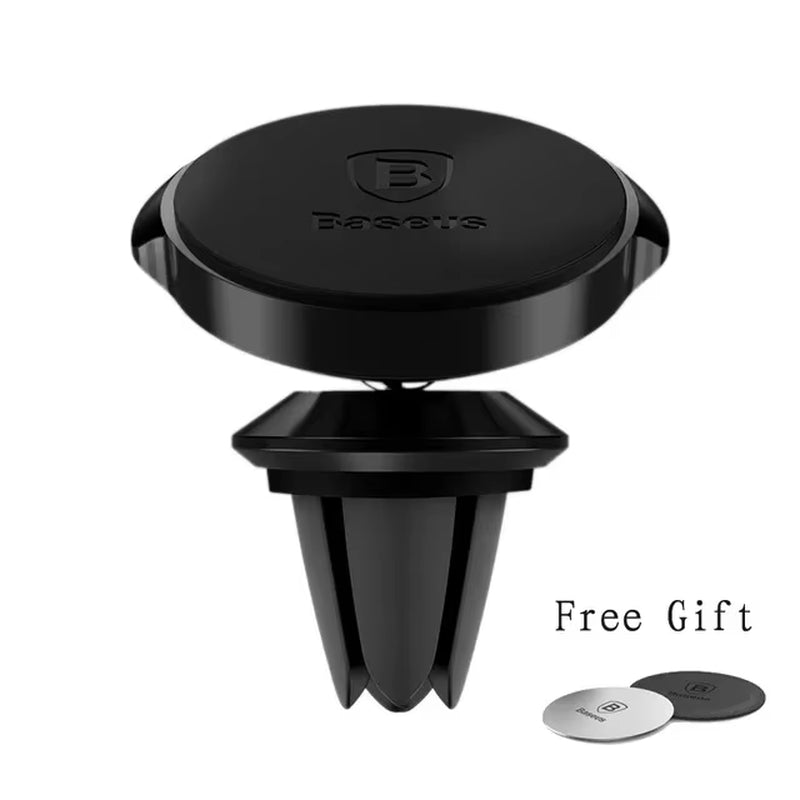 Baseus Car Phone Holder for Iphone Samsung Xiaomi 360 Degree Magnetic Phone Holder Air Vent Mount Car Cell Phone Holder Stand