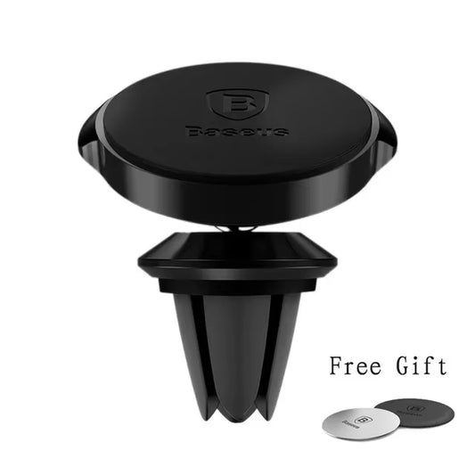 Baseus Car Phone Holder for Iphone Samsung Xiaomi 360 Degree Magnetic Phone Holder Air Vent Mount Car Cell Phone Holder Stand