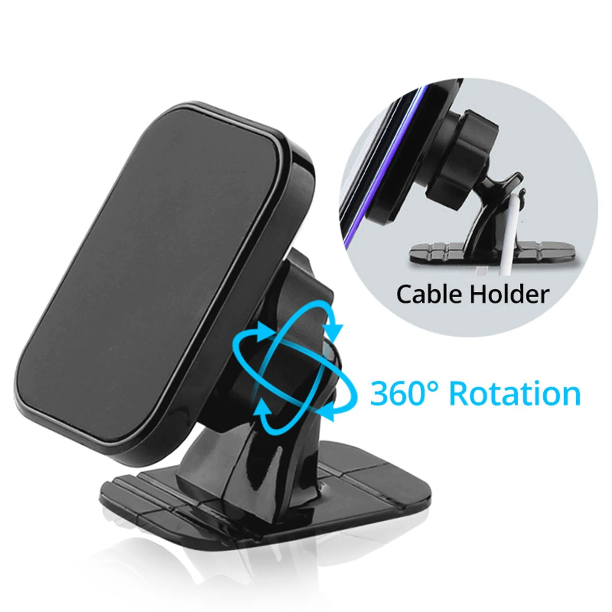 Magnetic Car Phone Holder Stand 360 Degree Mobile Cell Air Vent Magnet Mount GPS Support for Iphone Xiaomi Samsung Huawei