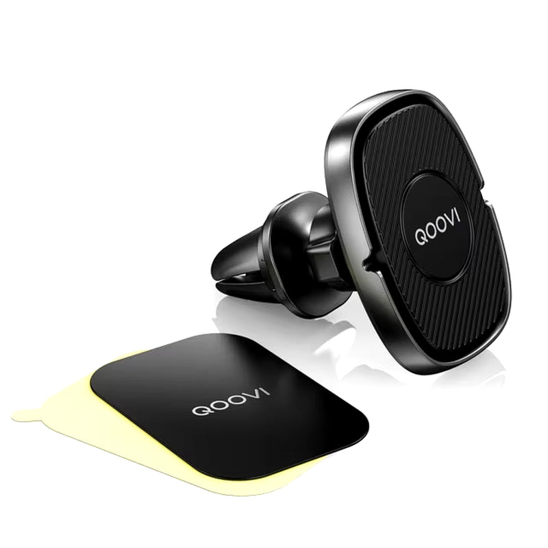 QOOVI Magnetic Car Phone Holder Stand 360 Degree Mobile Cell Air Vent Magnet Mount GPS Support for Iphone Xiaomi Samsung Huawei